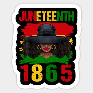 Juneteenth Shirt Juneteenth Is My Independence Day 1865 Sticker